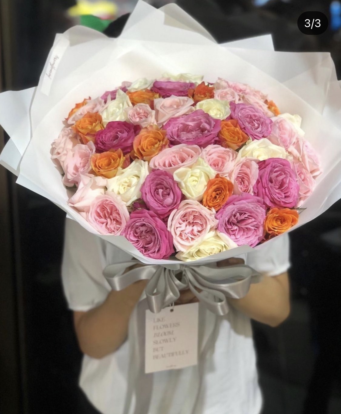 50 Multicolor Roses - Image 4