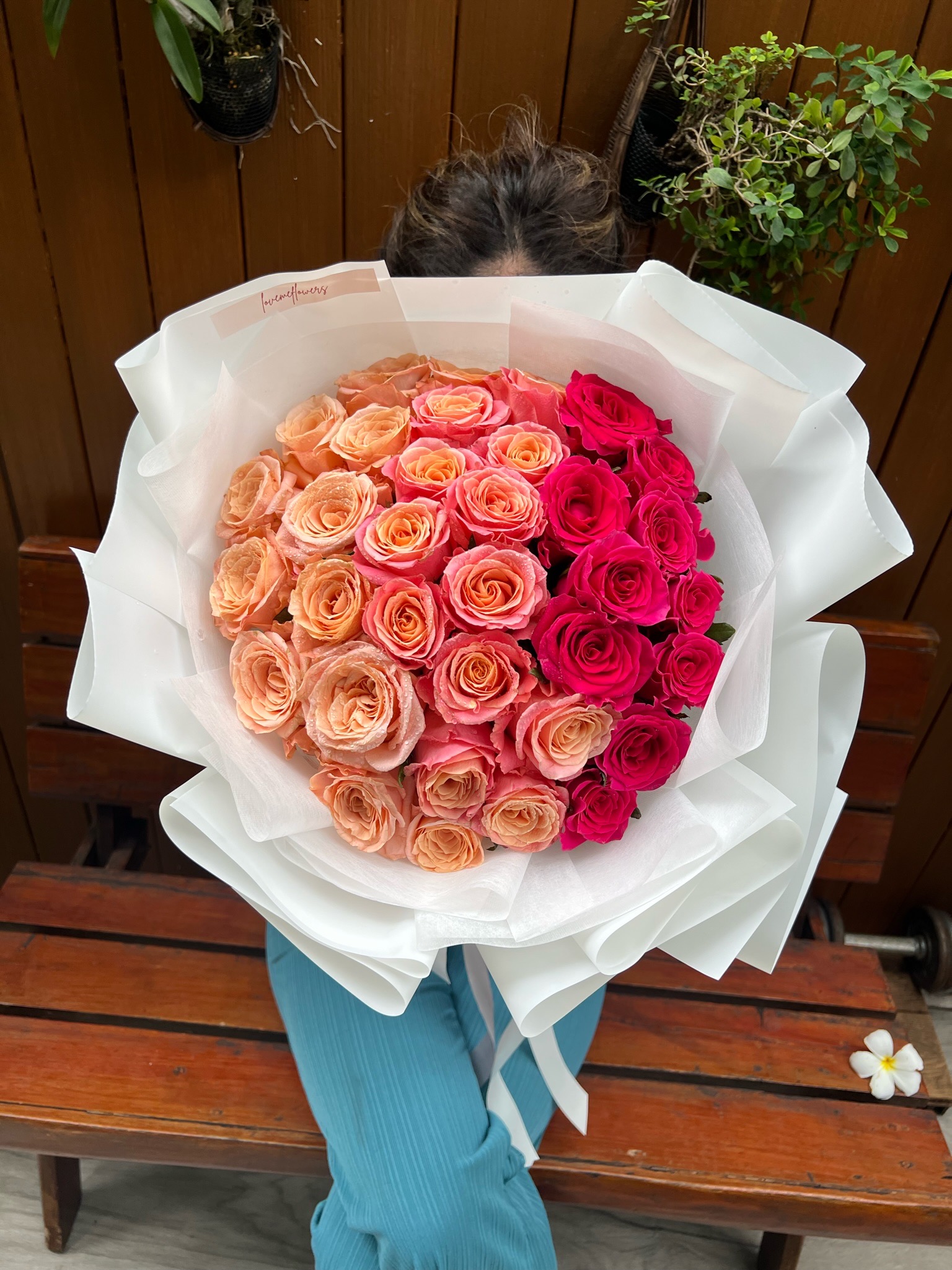 Roses - Shades of Ombre Bouquet - Image 2